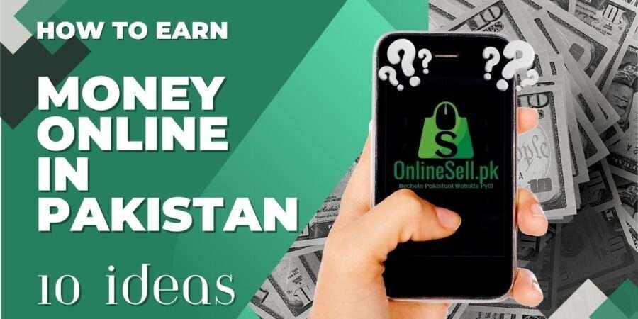 Green White minimalist Earn Money online YouTube Thumbnail