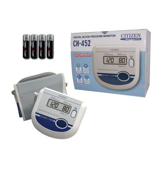 CH 452 – Digital Blood Pressure Monitor – White – Citizen