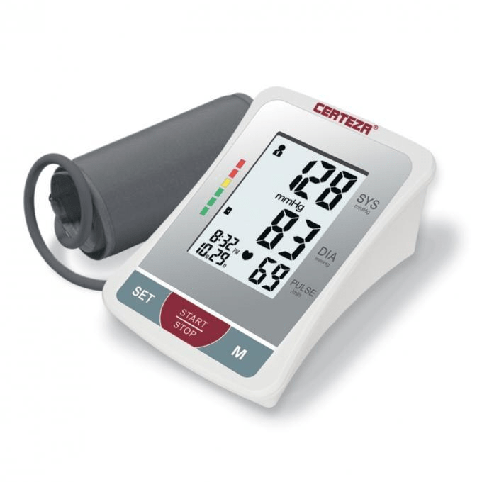 Certeza BM 407 – Digital Blood Pressure Monitor – (White & Grey)