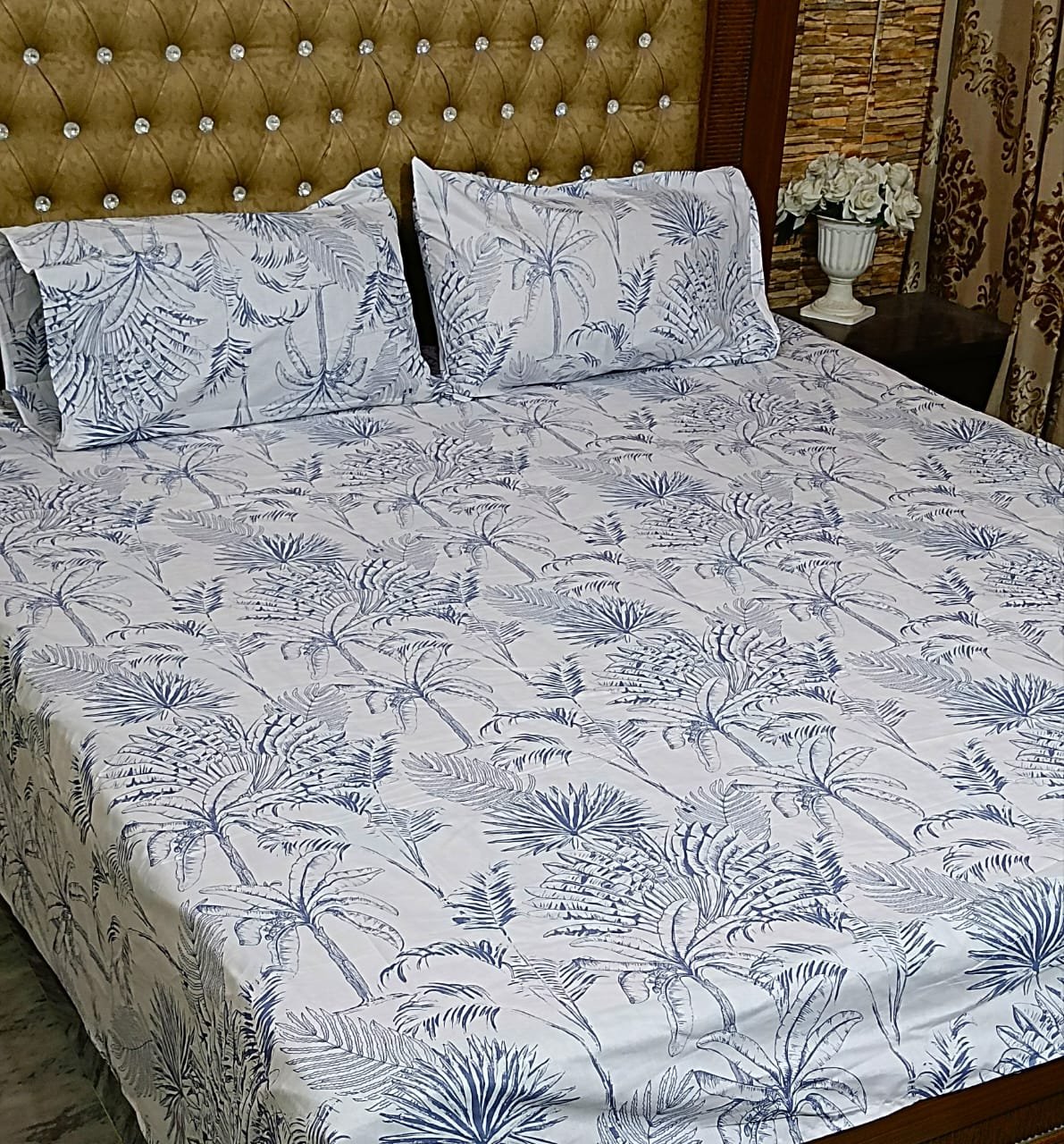 Export cotton king size bedsheet