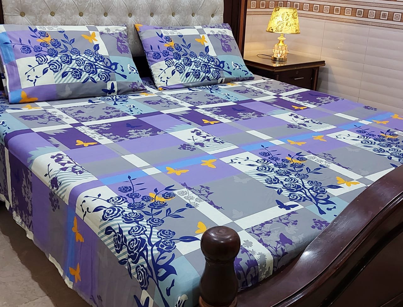 cotton king size bedsheet