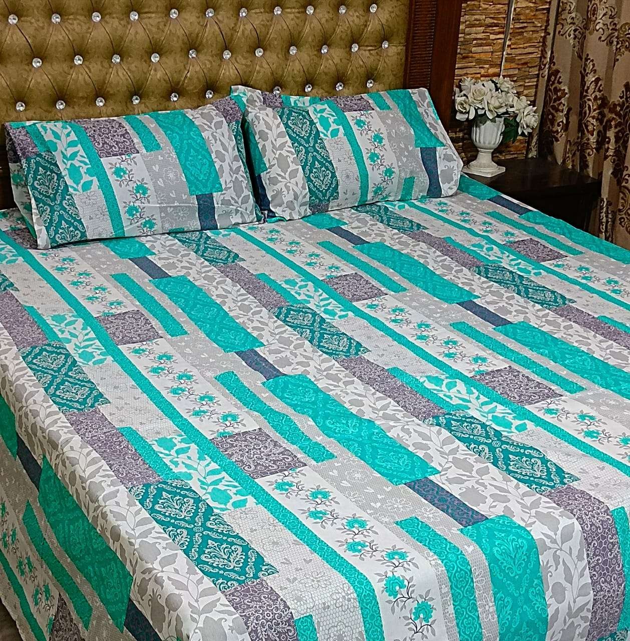 Export cotton king size bedsheet