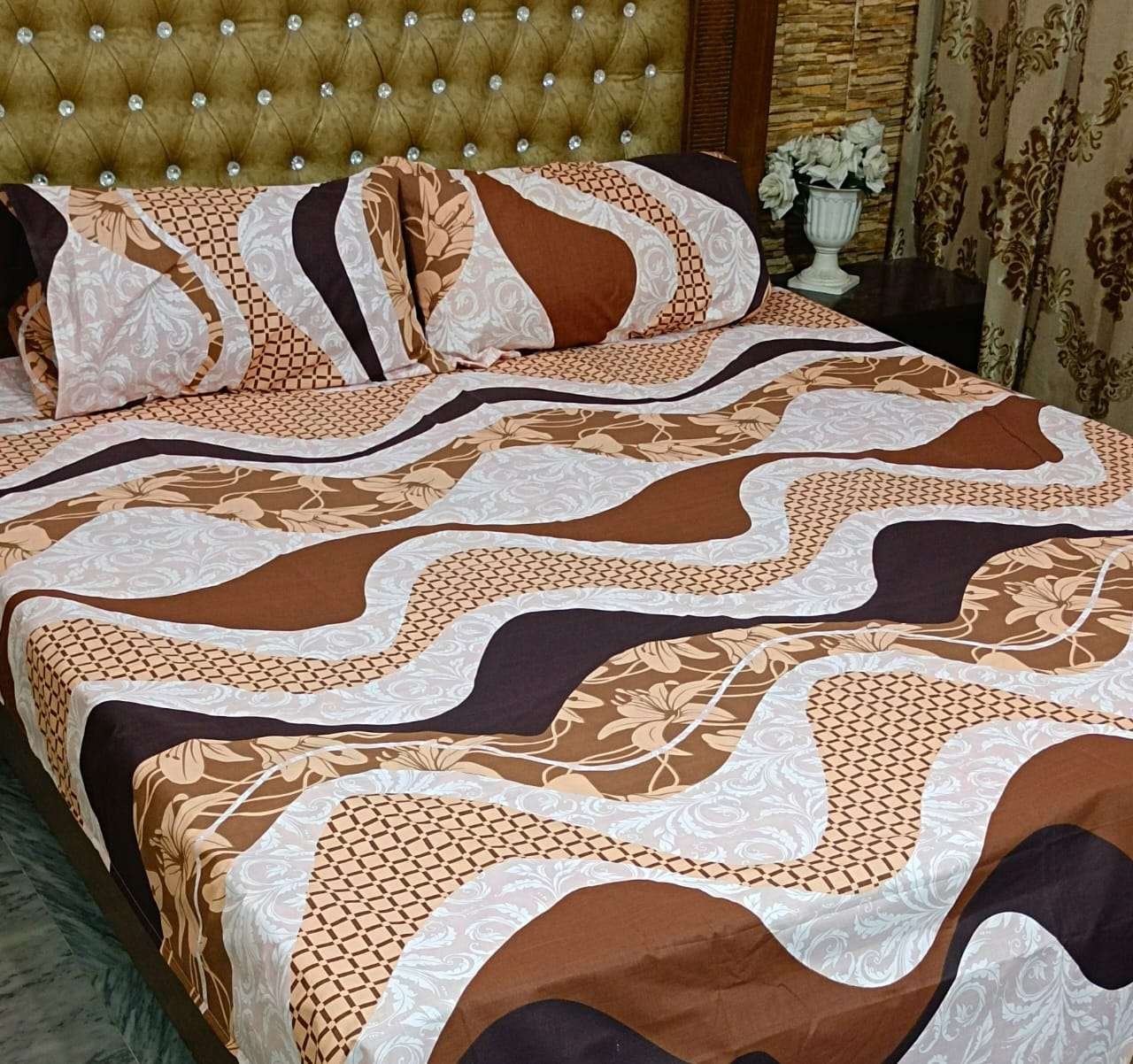 Export cotton king size bedsheet