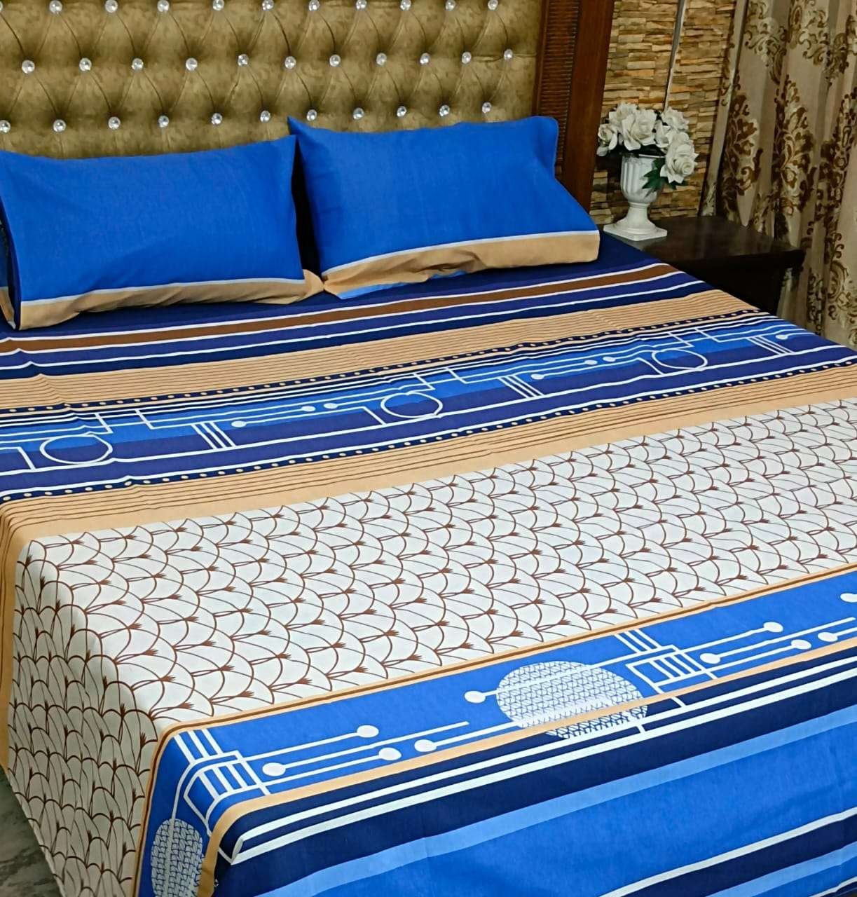 Export cotton king size bedsheet