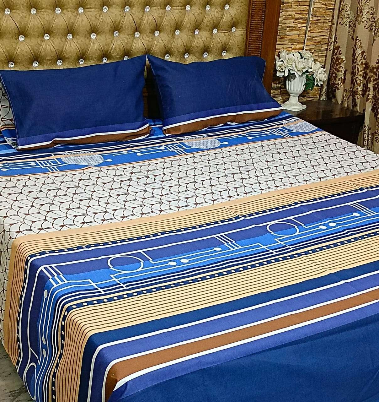 Export cotton king size bedsheet