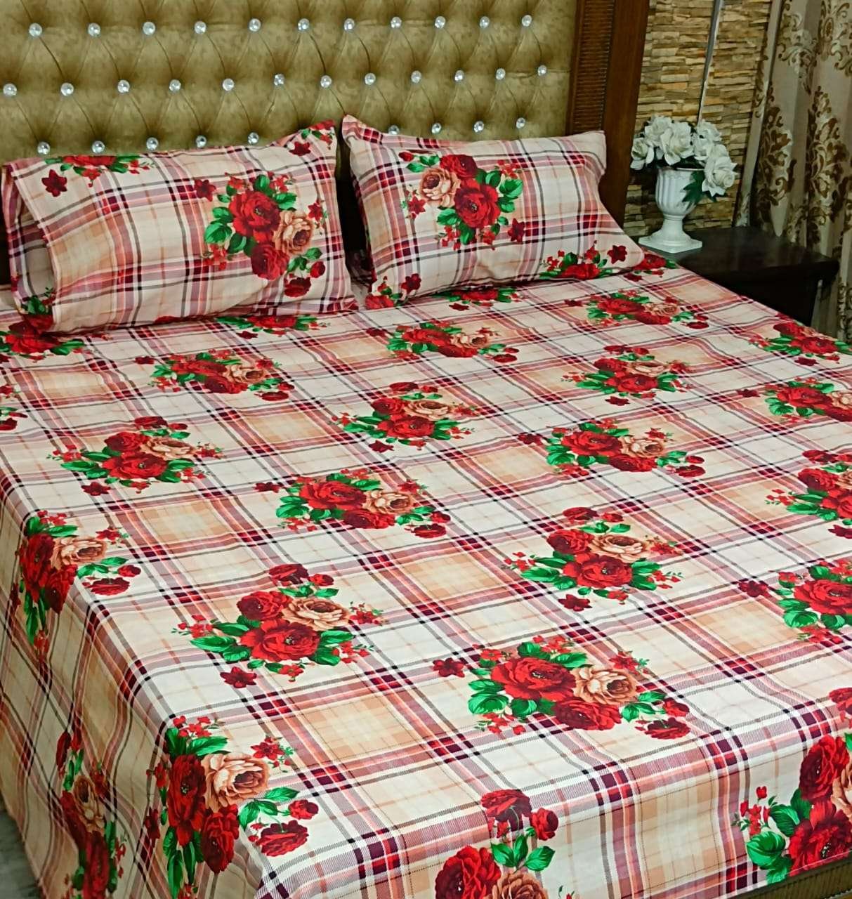Export cotton king size bedsheet