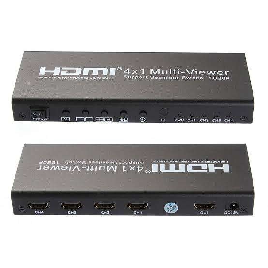 HDMI Quad Multi Viewer 4×1 Seamless Switcher New Box Pack