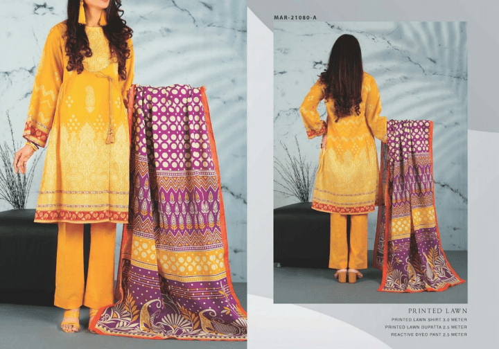 PRINTED LAWN 3piece check articles