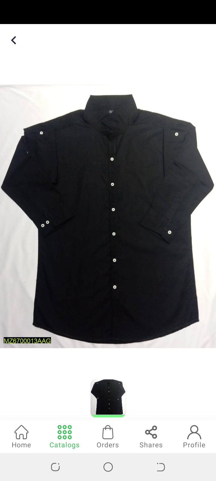 Men’s dress shirt