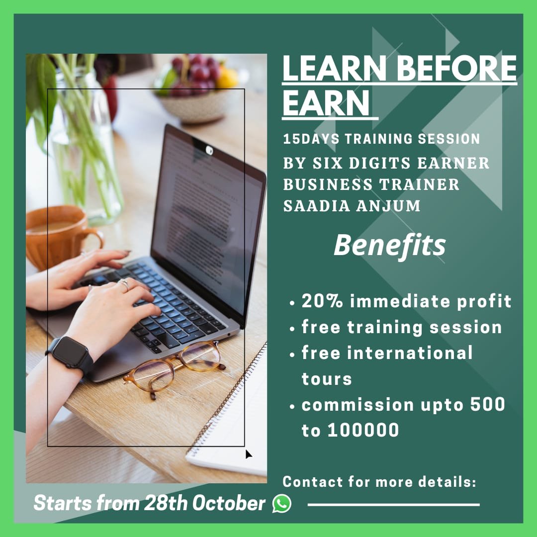 Without investment business opportunity