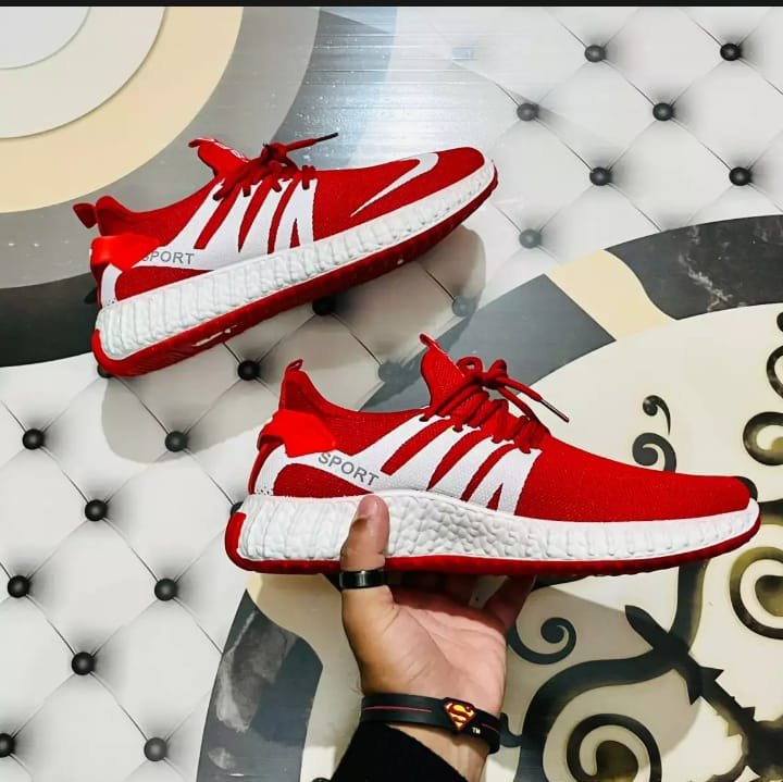 Red Imported Stretchable Shoes