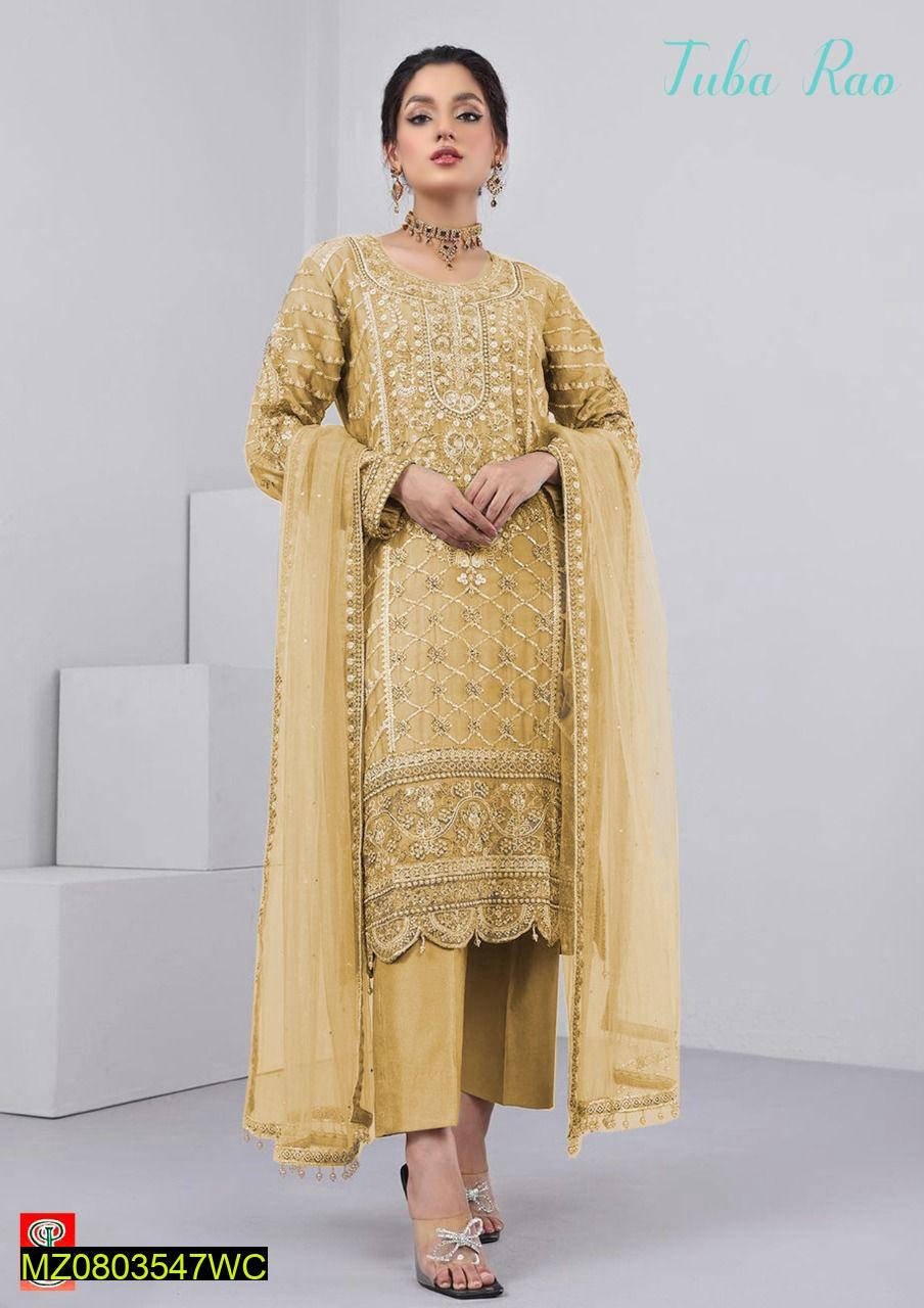 3 PCs Women Unstinted Suit