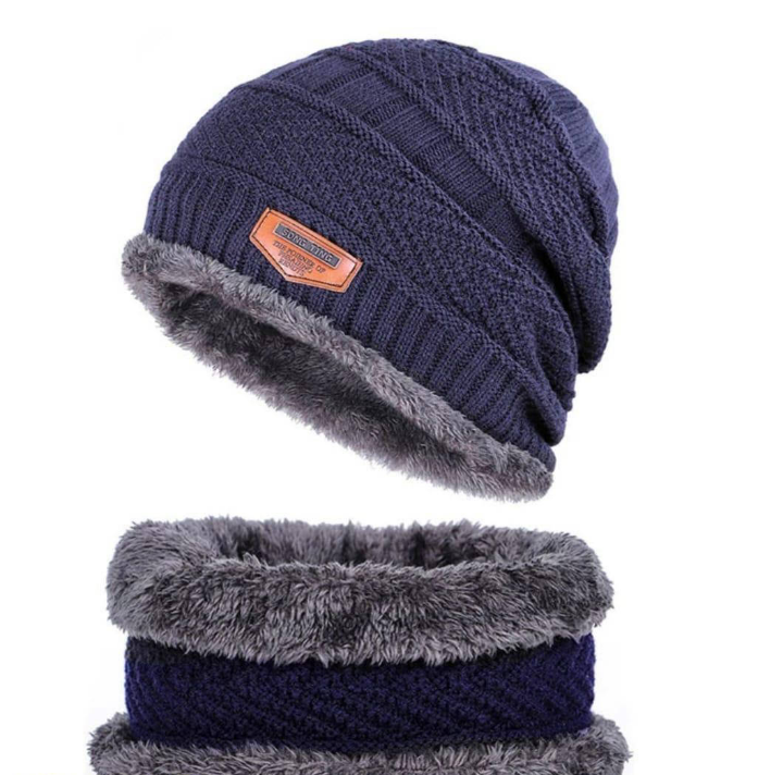 Wool Cap With Neck Warmer