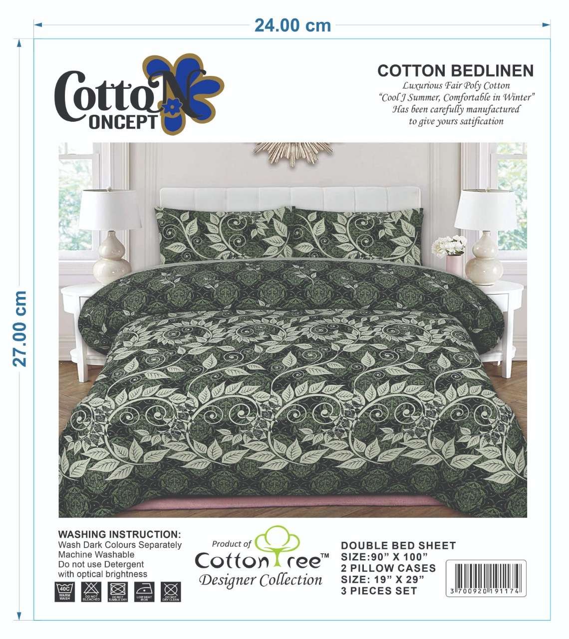 BEDSHEET COTTON CONCEPT DOUBLE KING SIZE