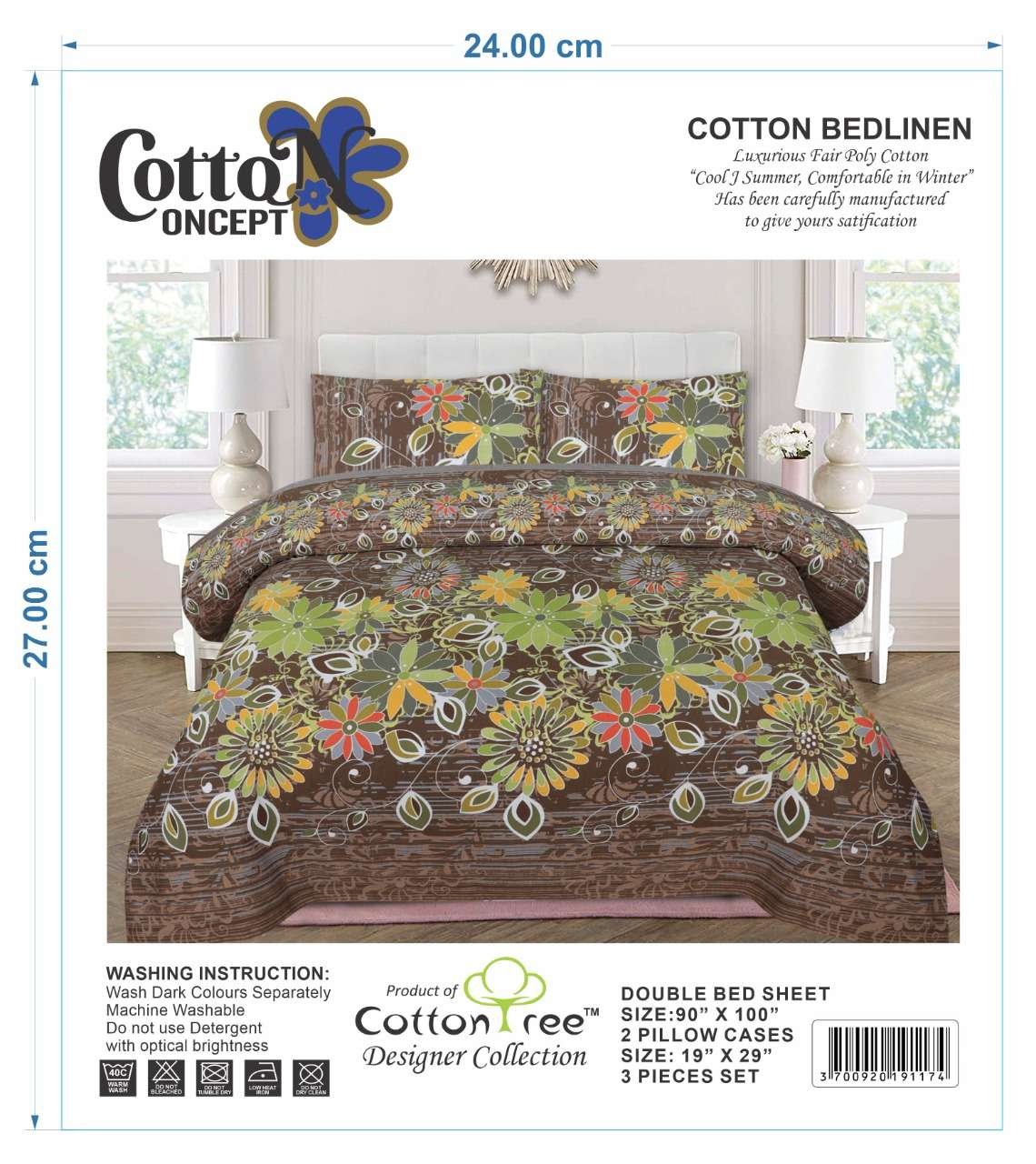 BEDSHEET COTTON CONCEPT DOUBLE KING SIZE