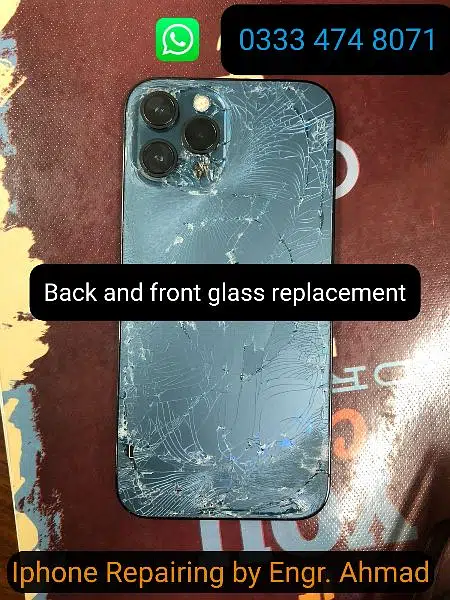 iphone 7 x xs 11 12 13 pro max front back glass replacement touch tp