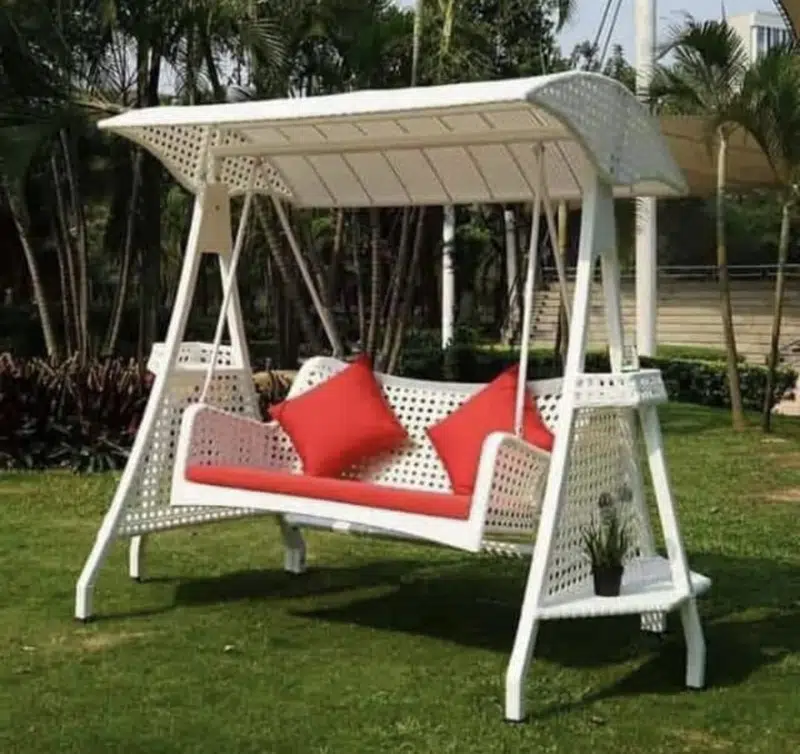 Outdoor Rattan Swing Sofas, Garden Park Terrace Patio Cane Jhoola Seat