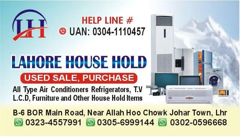 Energy saver All brand with 4 years warranty Kenwood, gree etc
