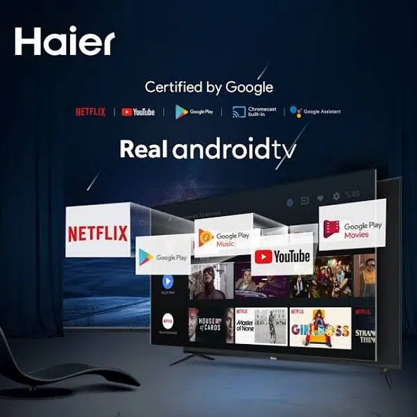 Haier Candy 32 Inch Full Android Smart LED TV and AC Brand New
