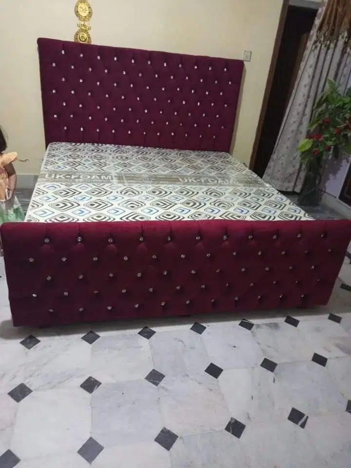 bed dressing side table / double bed / bed / bed set / Furniture