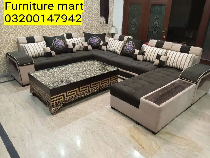 U shape sofa set 10000 per seart