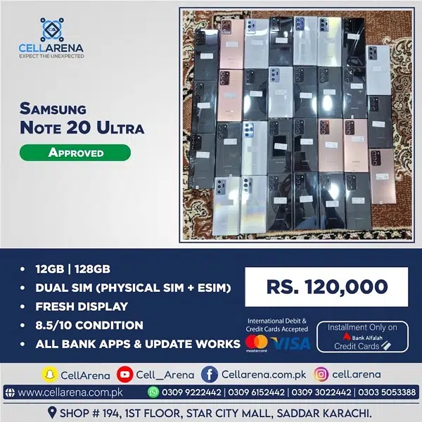 Cellarena Samsung Note 20 Ultra Approved