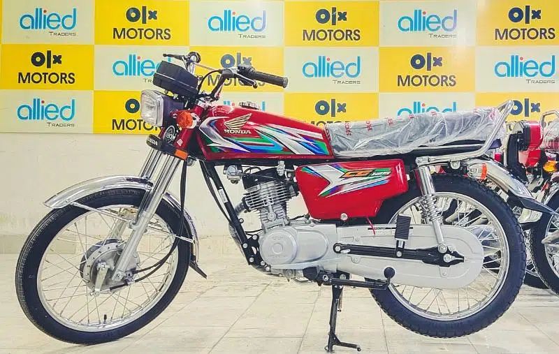 Honda CG125 CD70 2023 Brand New Latest Model Red & Black Colour