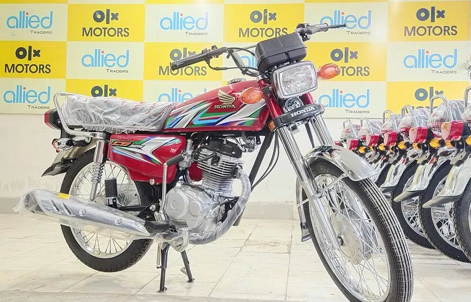 Honda CG125 CD70 2023 Brand New Latest Model Red & Black Colour