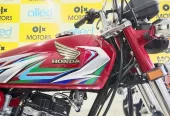 Honda CD70 CG125 2023 Latest Model Red and Black Colour Brand New