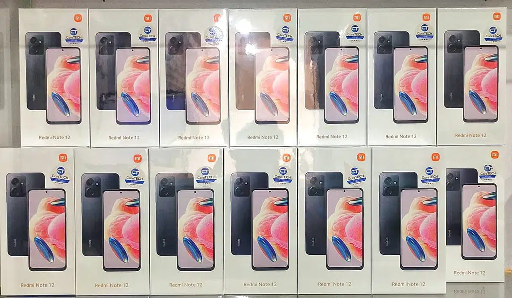 Redmi Note 12 8GB Box Pack PTA Approve Official Redmi 10A 10C A1 plus
