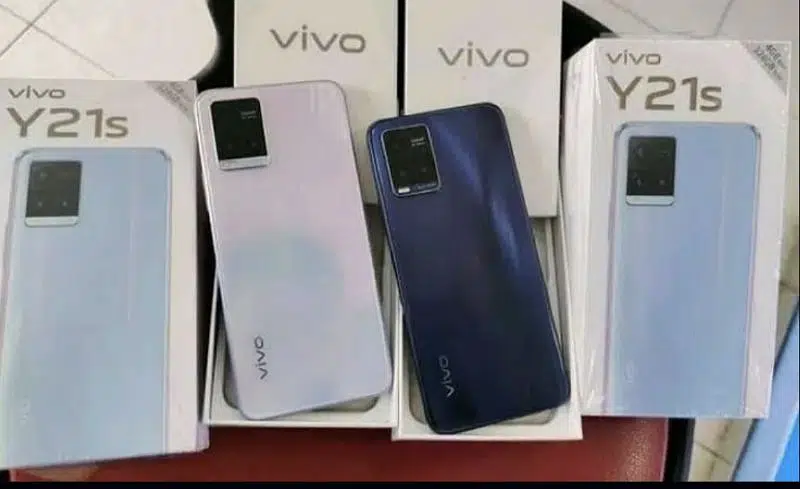 Vivo Y21s 6gb 128gb dual sim box all accessories pta approved