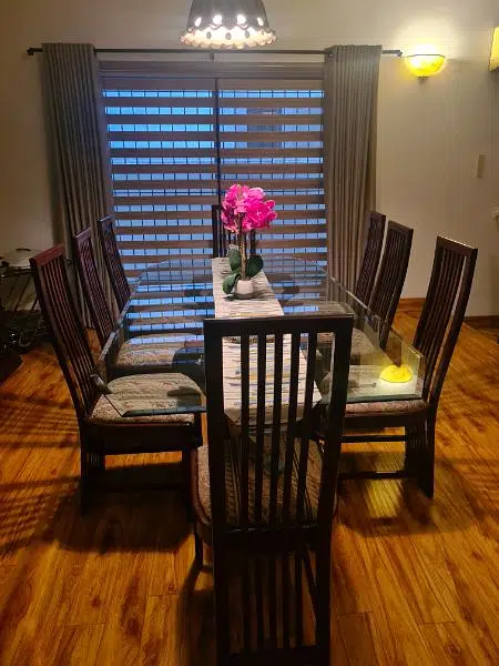 Beautiful Dining Table with 12 chairs