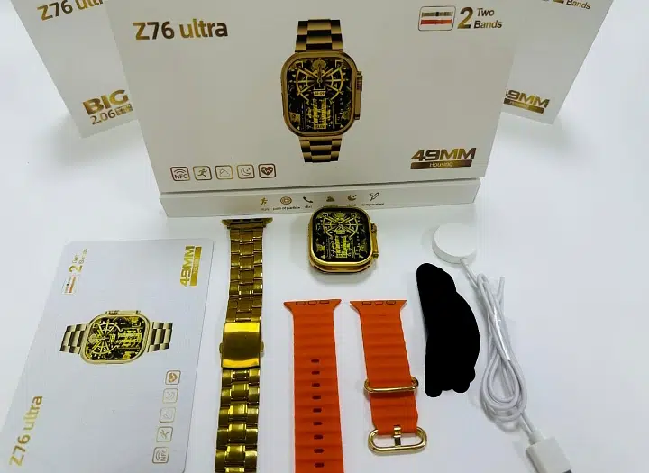 New Smart Watch Gold edition Series 8 Ultra Z76 Ultra with extra strap