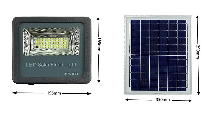 40W Solar Flood Light