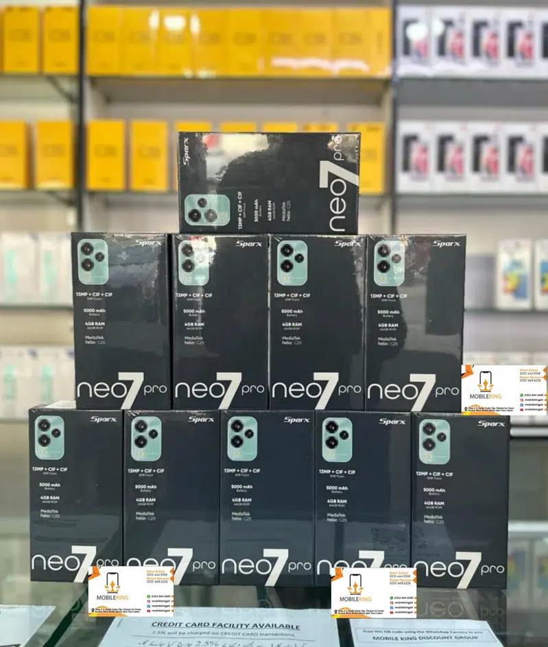 SPARX NEO 7 PRO 4/64 PTA APPROVE BOX PACK NEO 7 ULTRA