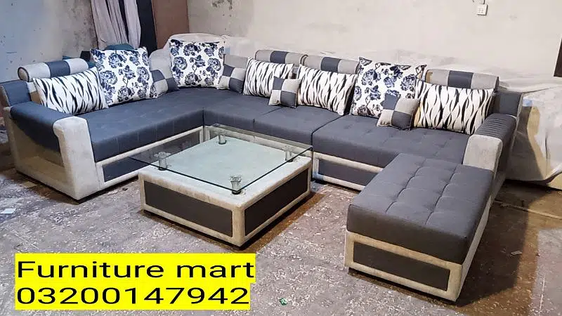 U shape sofa set 10000 per seart