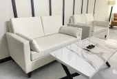 4 seater sofa set With table, single Italian Sofa