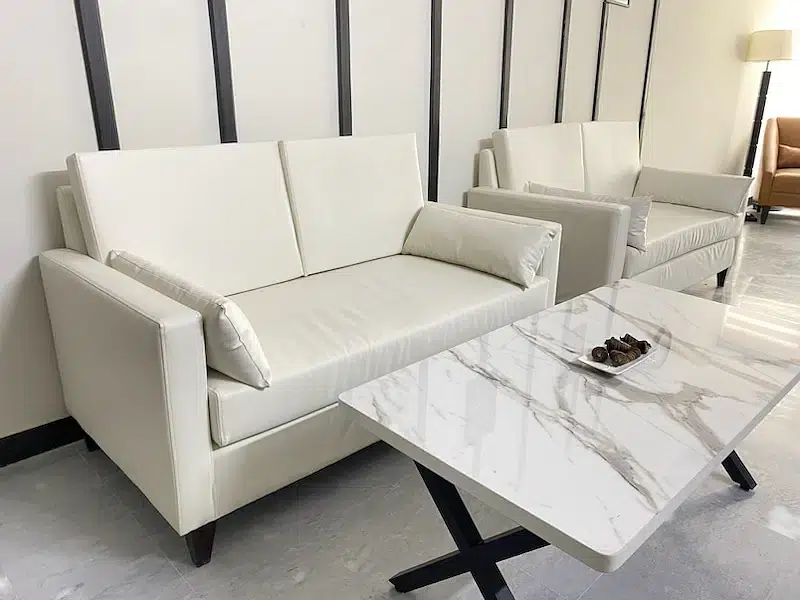 4 seater sofa set With table, single Italian Sofa