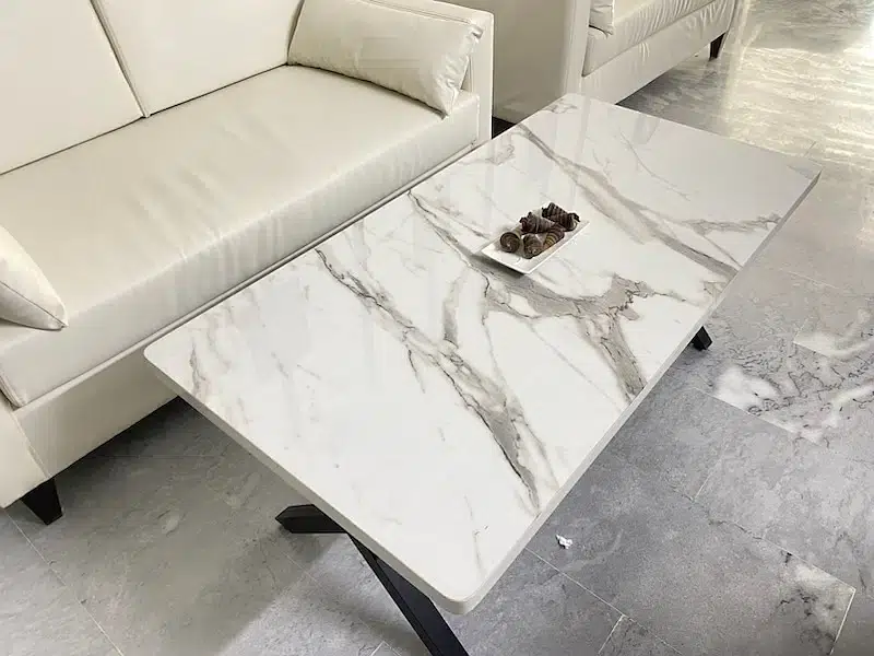 4 seater sofa set With table, single Italian Sofa