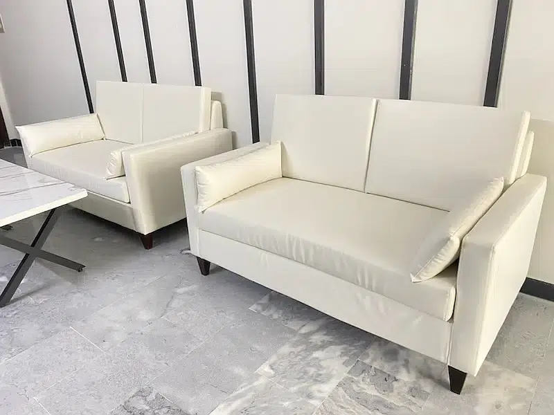 4 seater sofa set With table, single Italian Sofa