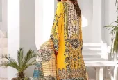 women’s wear unstitch 3 Piece Viscose / Digital Printed, Embroidered