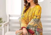 women’s wear unstitch 3 Piece Viscose / Digital Printed, Embroidered