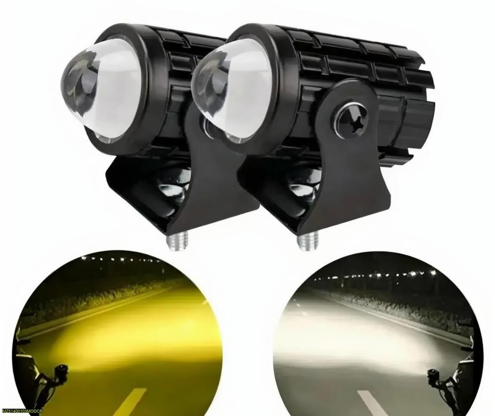 Dual color bike led foog light