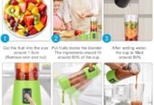 Portable Powerful 6 Blades USB Rechargeable Juicer/Blender